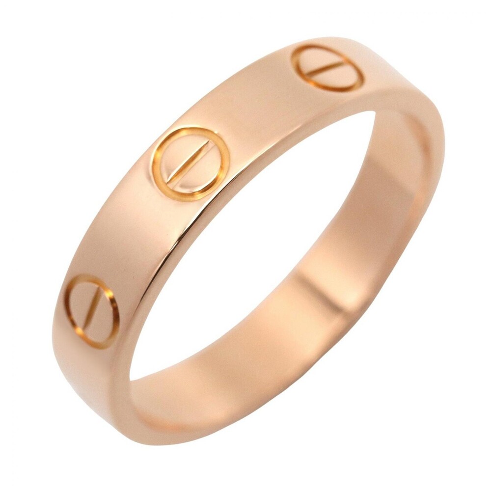 Cartier Mini Love Ring 18Kpg Pink Rose #309613C13B